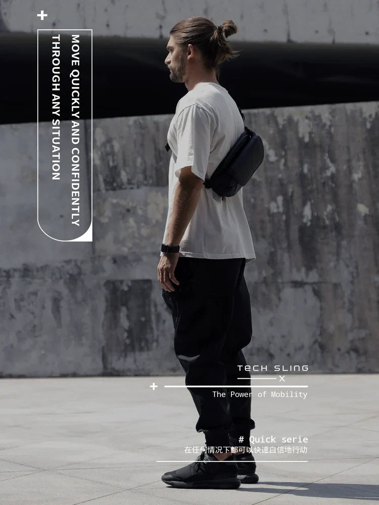 Lisslune | Trendy Men's Crossbody Chest Bag - Sporty Waist Pack