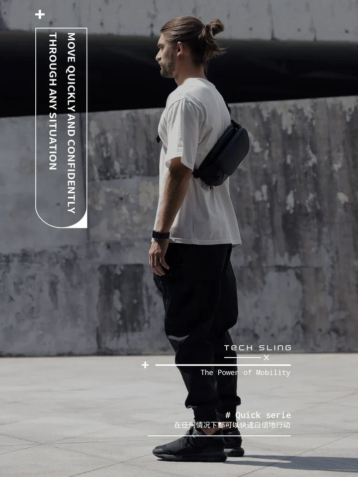 Lisslune | Trendy Men's Crossbody Chest Bag - Sporty Waist Pack
