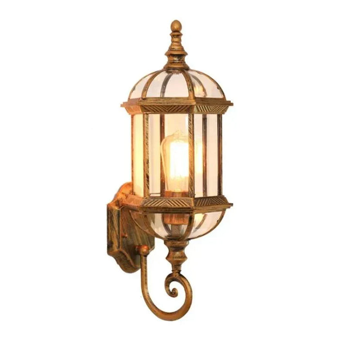 Lisslune | TimberGlow - Vintage Outdoor Wall Lamp