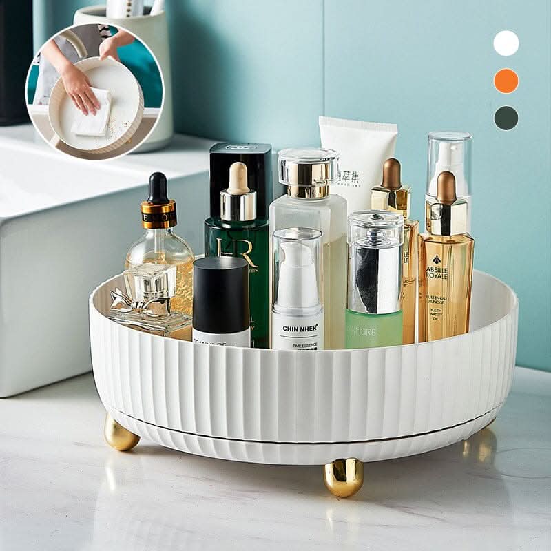 Lisslune | 360° ROTATION ORGANIZER – Rotatable storage assistant for kitchen, bathroom & office with space-saving design