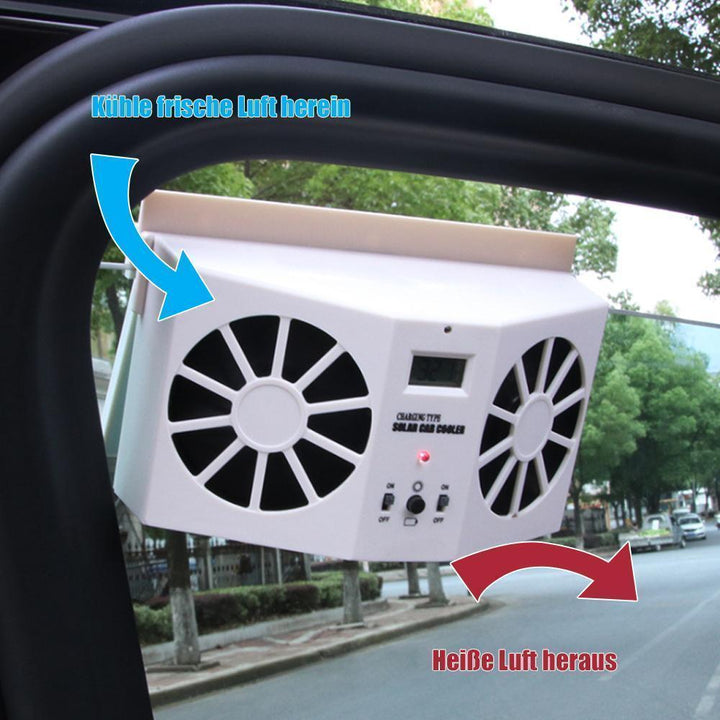 Lisslune | Solar-powered Car Cooler Fan