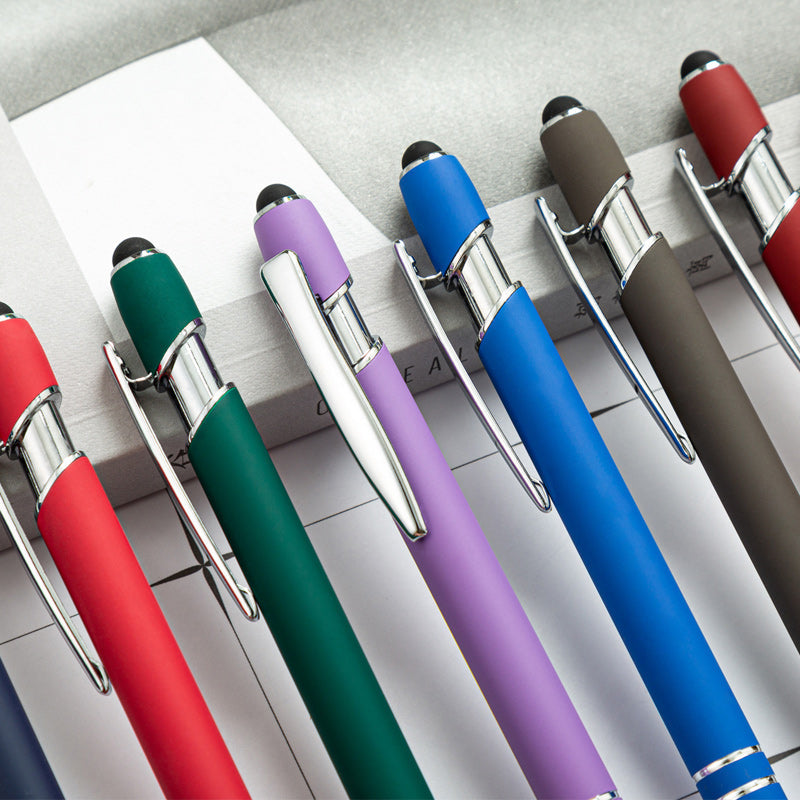 Lisslune | Metal Print Aluminum Ballpoint Pen, 8 Pieces