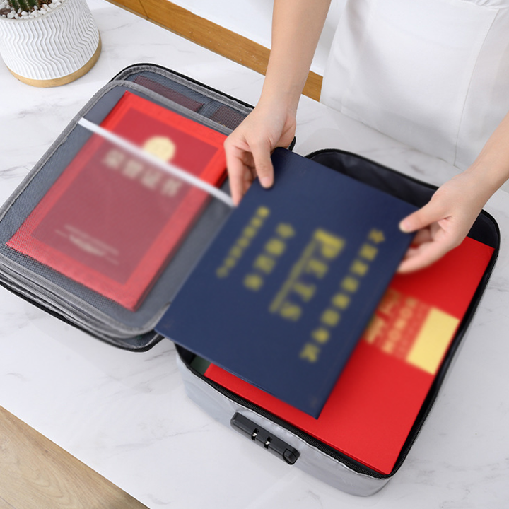 Lisslune | Waterproof and fireproof sealable document storage bag