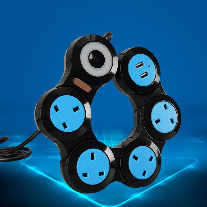 Lisslune | Foldable Multiple Power Extension Cable Outlets