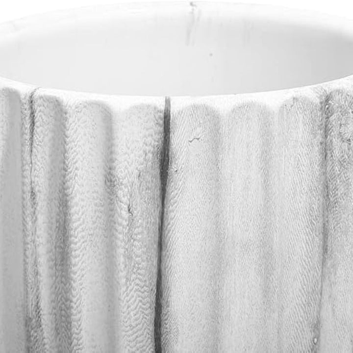 Lisslune | Elegant Vertical Marble Ceramic Vase