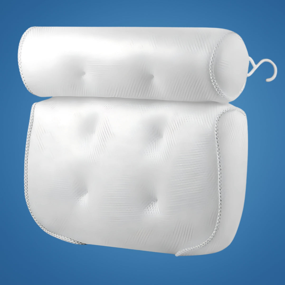 Lisslune | SoakUp Bath Pillows UK – Neck & Head Support Cushion – Non-Slip – Soft & Comfortable – Fits All Bathtubs – Enhances Relaxation