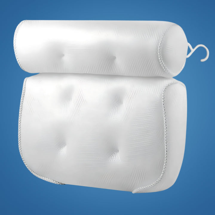 Lisslune | SoakUp Bath Pillows UK – Neck & Head Support Cushion – Non-Slip – Soft & Comfortable – Fits All Bathtubs – Enhances Relaxation