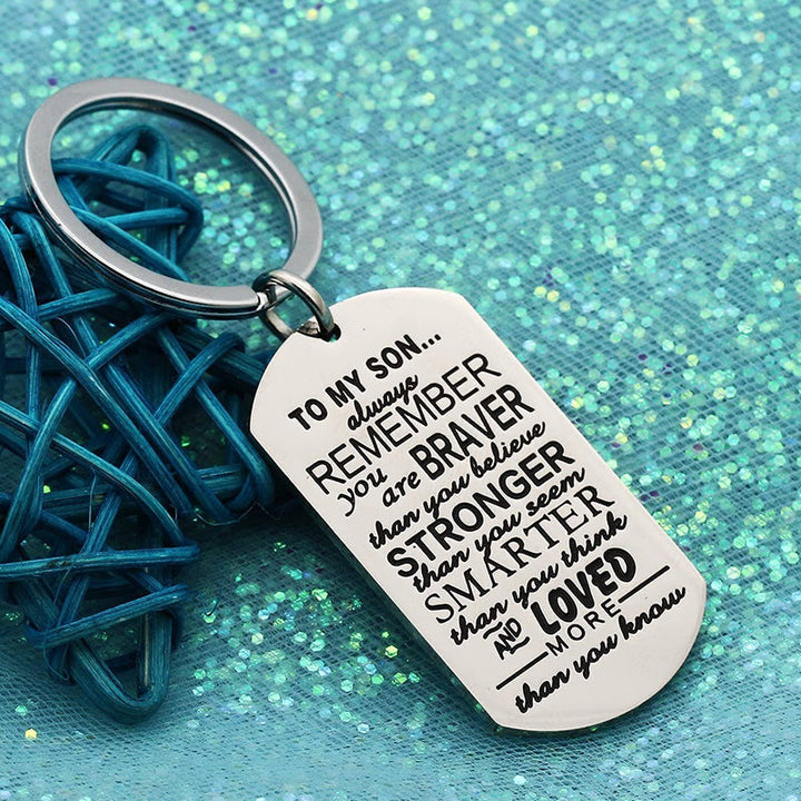 Lisslune | Mother's Day Engraving Metal Keychain with Box