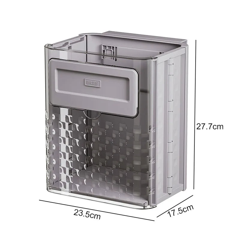 Lisslune | Space Saver Door Hanging Foldable Garbage Can
