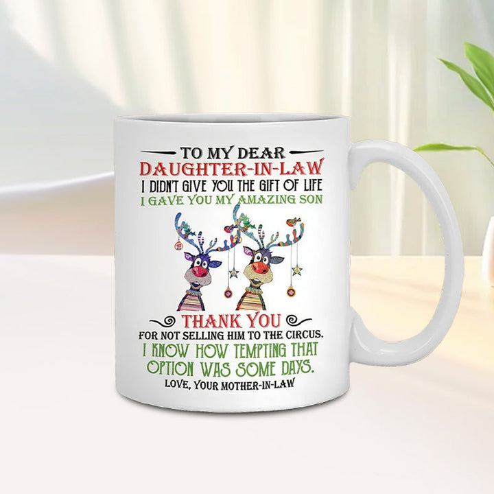Lisslune | I have given you my amazing son - Best gift for daughter-in-law mugs