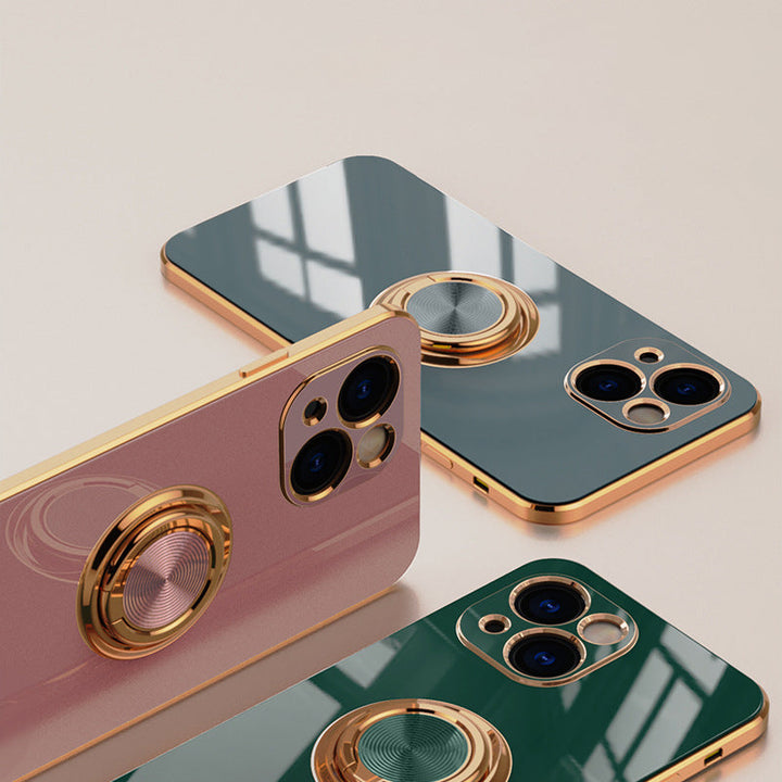 Lisslune | Plated iPhone Case with Ring