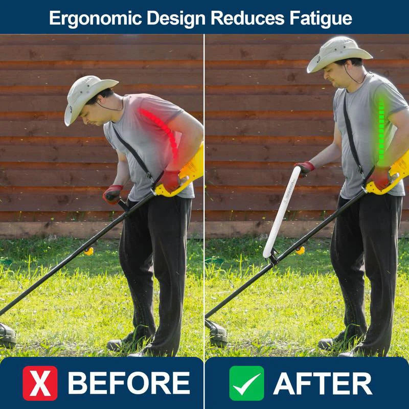 Lisslune | Ergonomic Weed Killer Handle Extension Weeder Trimmer Handle