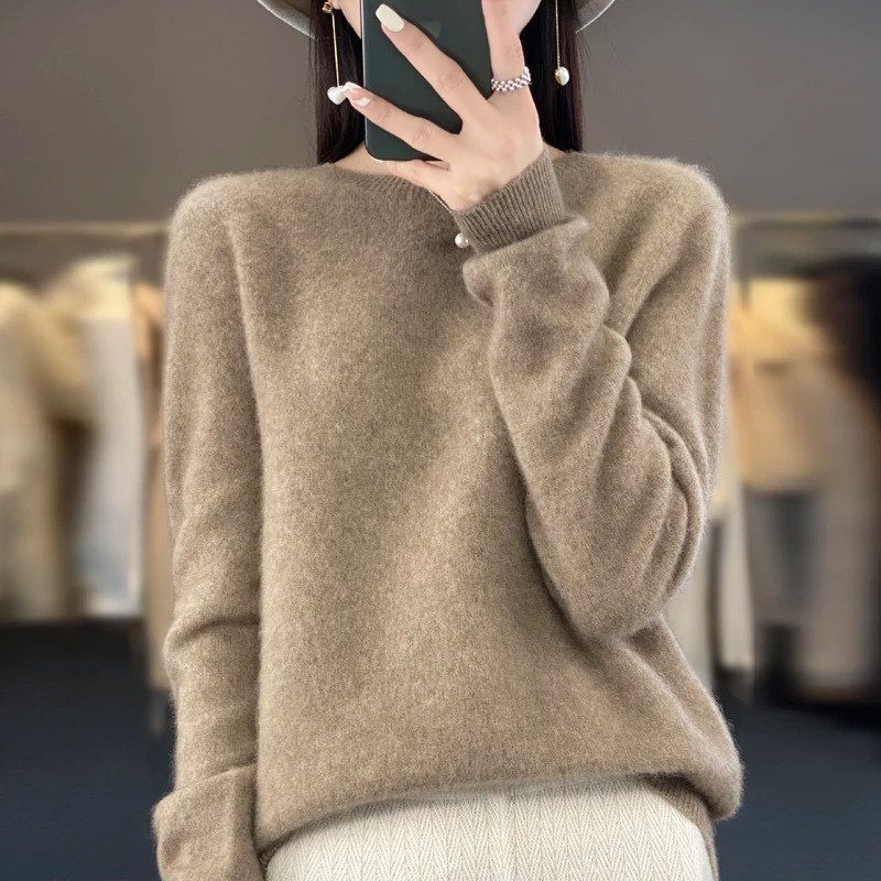 Lisslune | Cashmere Pullover Women Stylish Round Neck, Soft & Comfortable