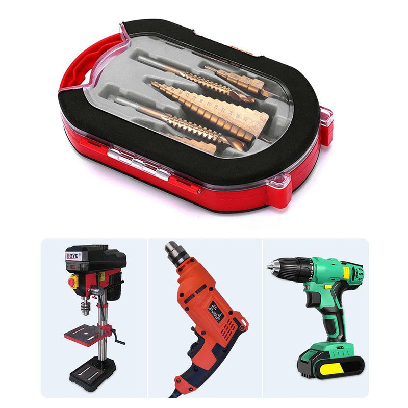 Lisslune | Step Drill Nut Cutter Drill Set (6 pieces)