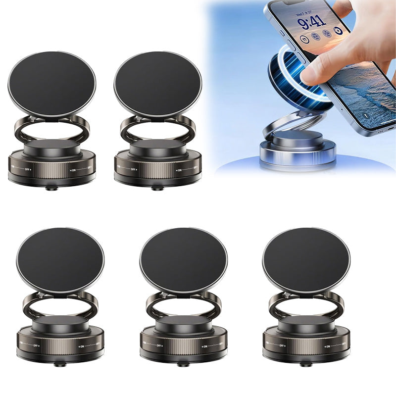 Lisslune | 360° adjustable magnetic phone holder with vacuum