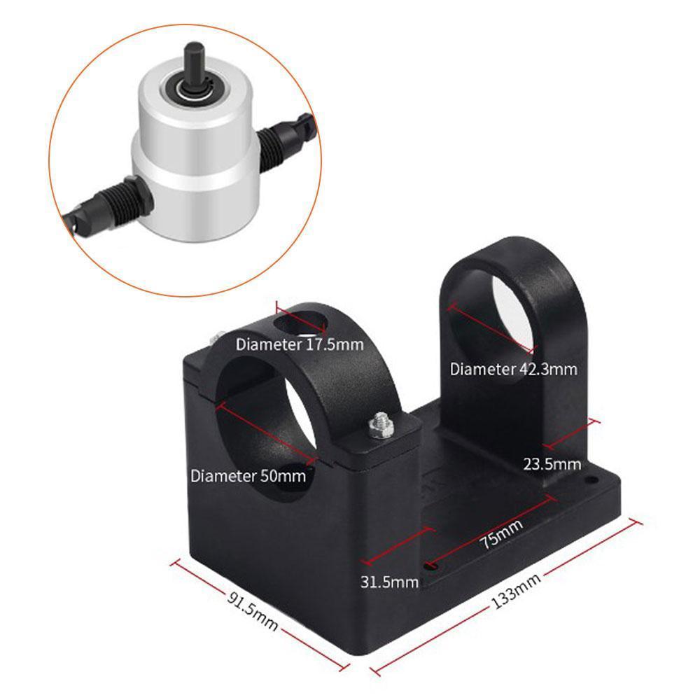 Lisslune | Nibbler Cutter Drill Attachment Double Head Metal Sheet
