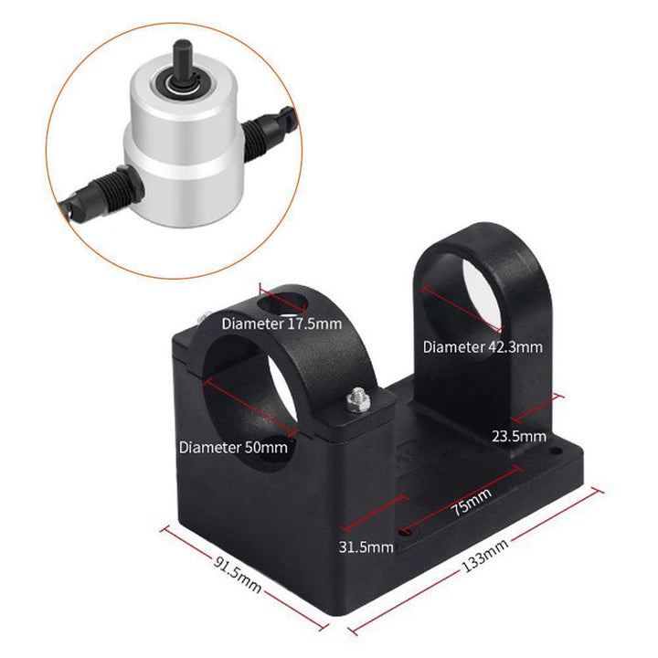 Lisslune | Nibbler Cutter Drill Attachment Double Head Metal Sheet