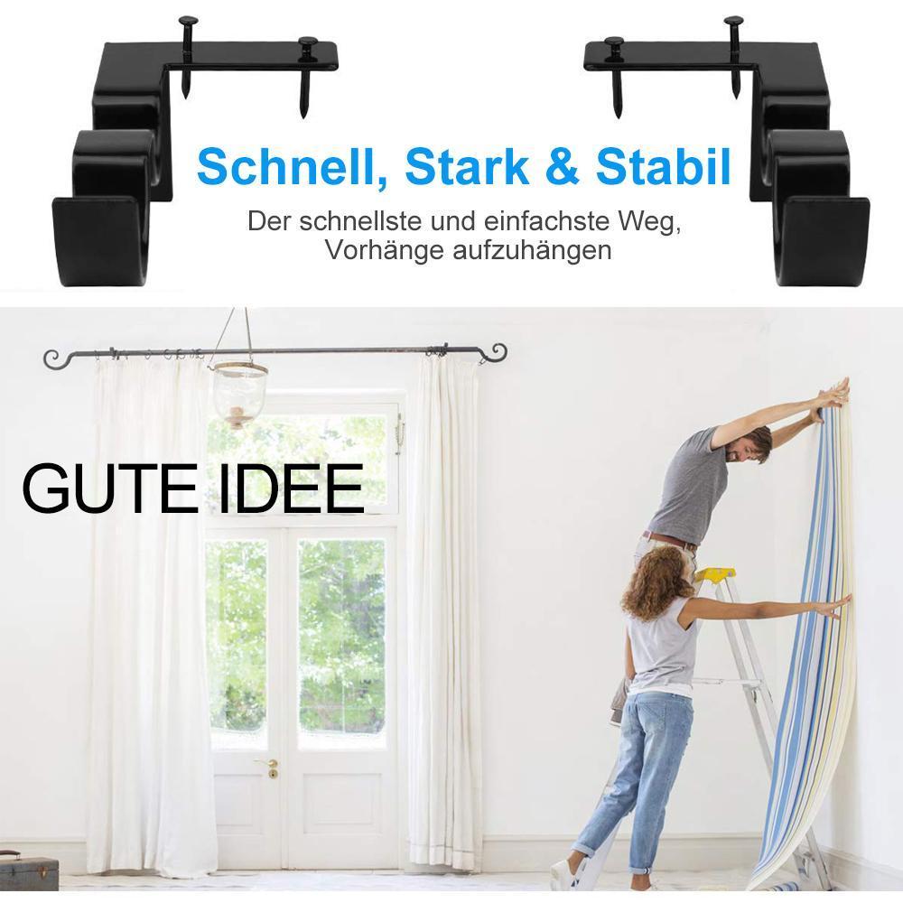Lisslune | Universal Curtain Rod Brackets 2 Pieces