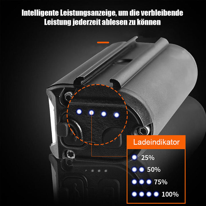 Lisslune | Ultra-Bright Rechargeable LED Bike Light – 900 Lumen Bicycle Headlight for Night Riding