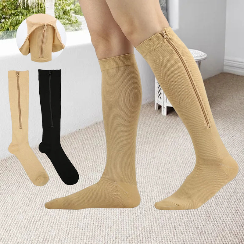 Lisslune | Elastic Compression Socks with Zipper