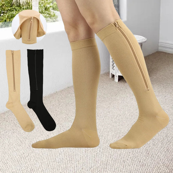 Lisslune | Elastic Compression Socks with Zipper
