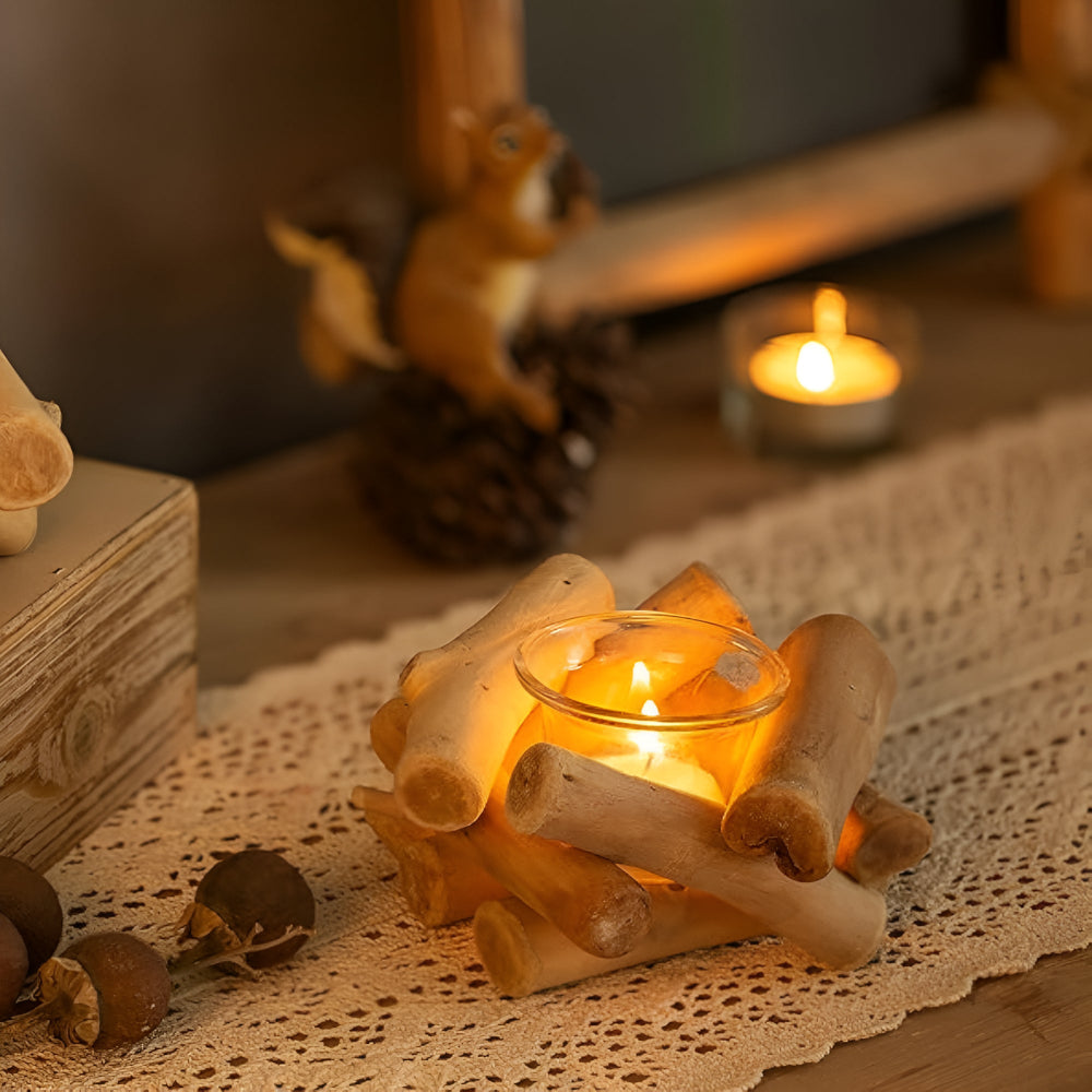 Lisslune | Driftwood Haven Candle Holder