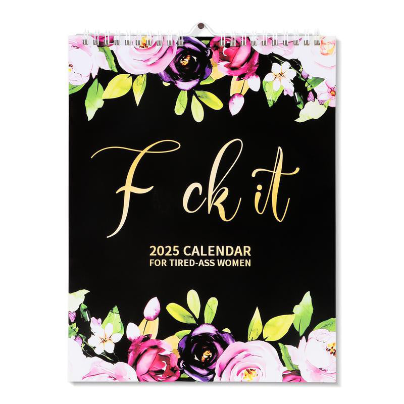 Lisslune | 2025 Calendar with Fun Quotes and Planner