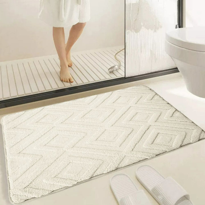 Lisslune | Diamond Jacquard Bath Mat