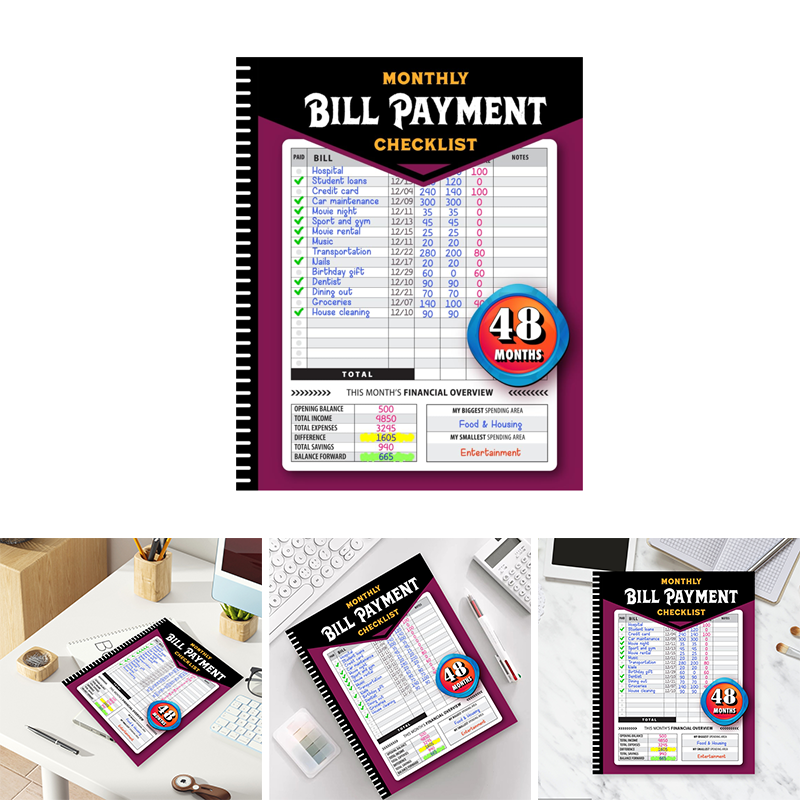 Lisslune | Invoice Payment Management Book