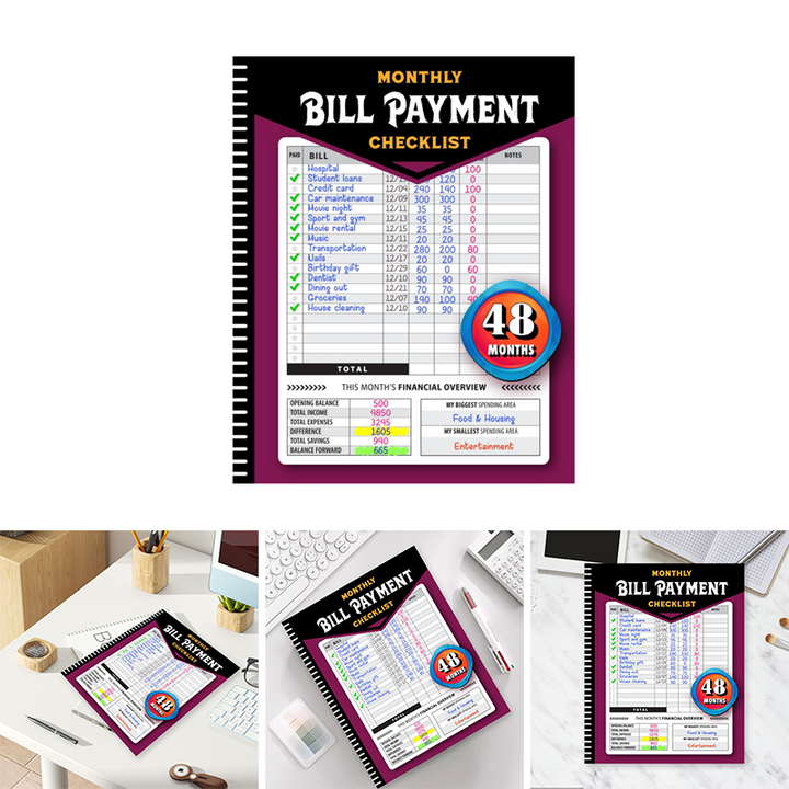 Lisslune | Invoice Payment Management Book