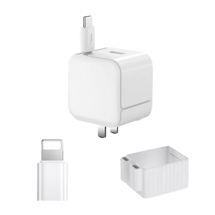 Lisslune | Charger with retractable charging cable