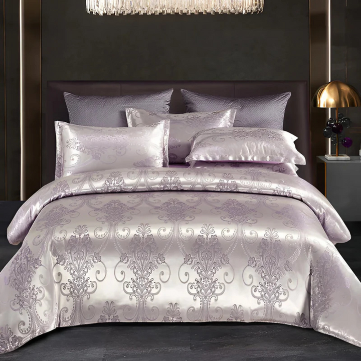 Lisslune | Luxury Satin Duvet Cover with Pillowcases – Silky Soft & Breathable Bedding