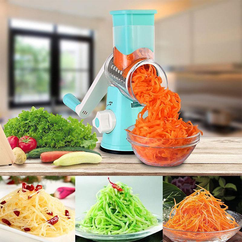 Lisslune | Multifunctional Chopper manual rotating grater vegetable fruit cutter kitchen devices
