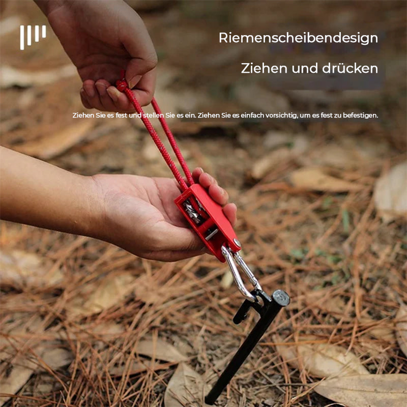 Lisslune | Windproof rope for adjusting the pulley