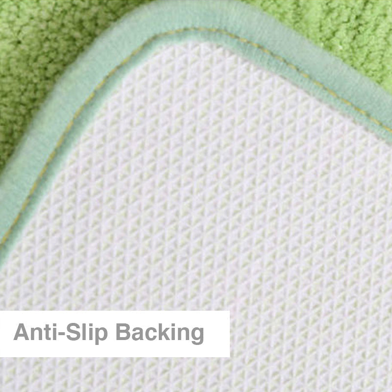 Lisslune | Feblilac Solid Color Tufted Bath Mat, Multiple Sizes Bath Mat, Pure Non-Slip Bath Mat