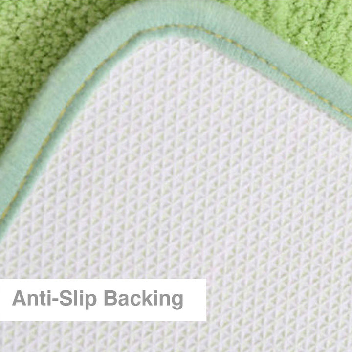 Lisslune | Feblilac Solid Color Tufted Bath Mat, Multiple Sizes Bath Mat, Pure Non-Slip Bath Mat