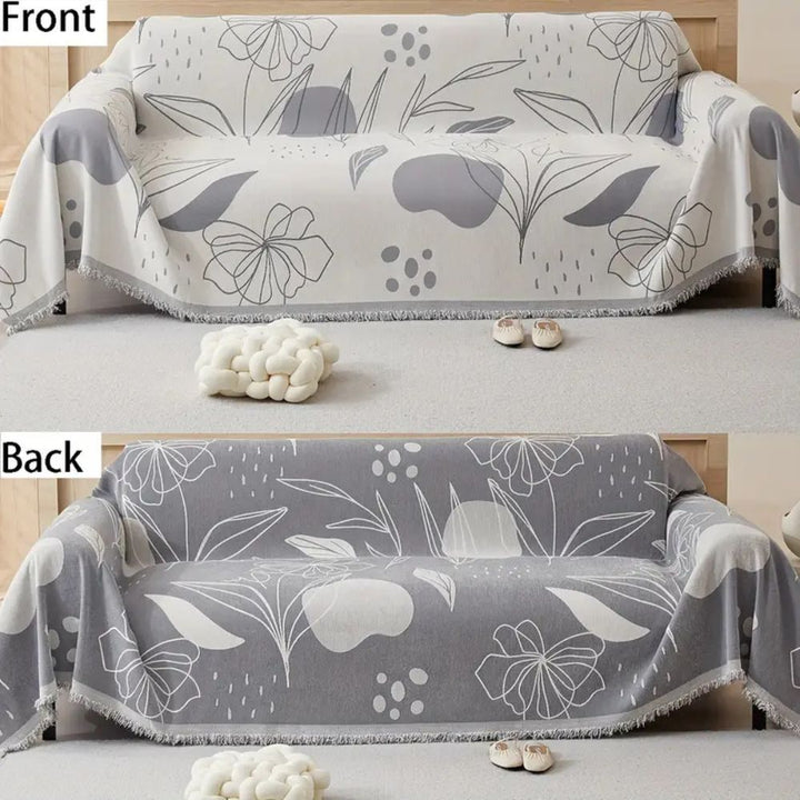 Lisslune | Floral Essence Chenille Sofa Wrap