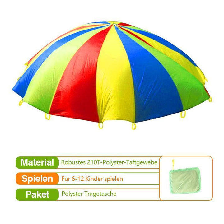 Lisslune | Colorful Parachute for Kids and Family