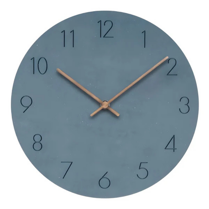 Lisslune | Large Wooden Wall Clock – Minimalist Design with Silent Movement