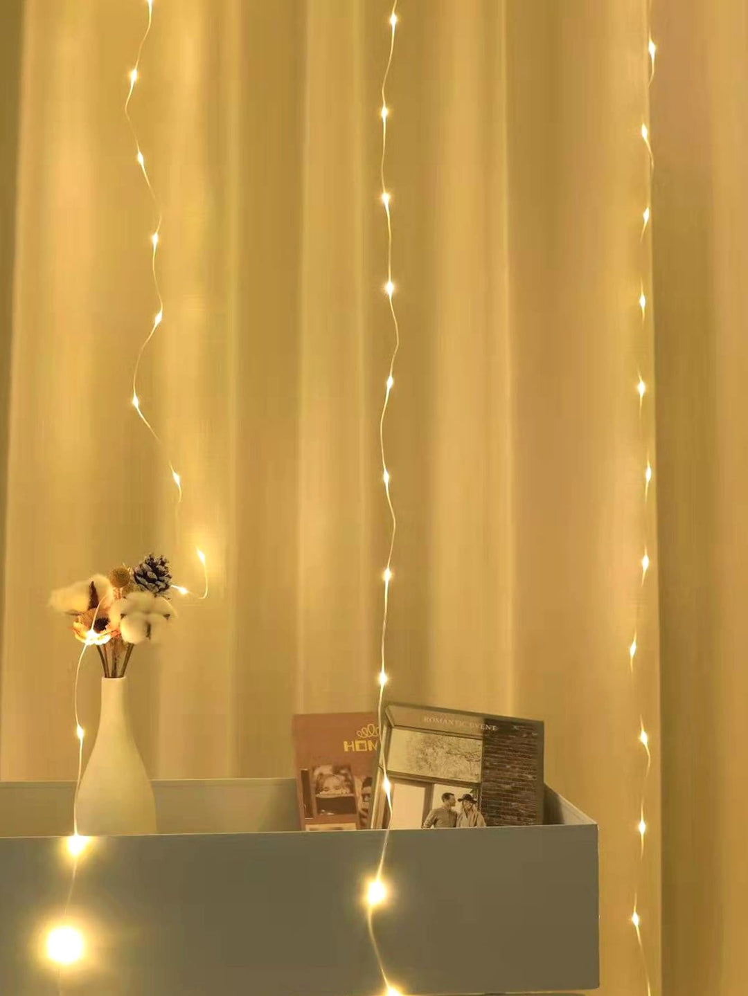 Lisslune | 120 LED 2 x 2M Curtain String Lights - New Lighting