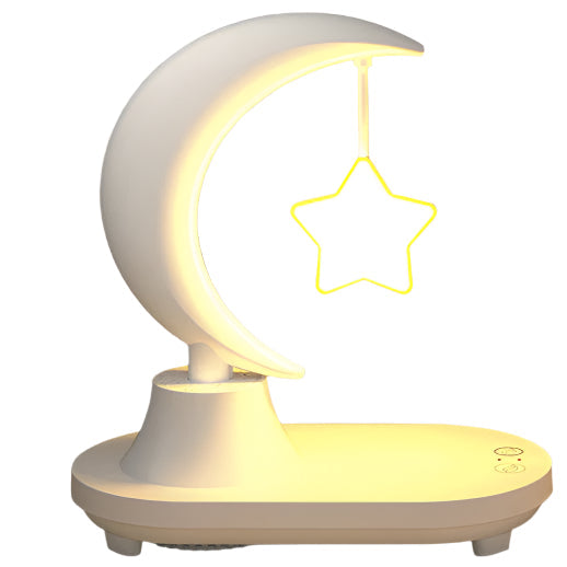 Lisslune | Moonsphere wireless LED lamp with Bluetooth speaker and charger