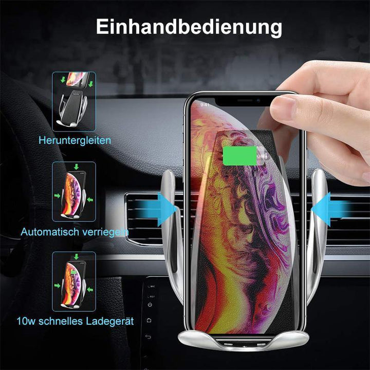 Lisslune | Smart Sensor Phone Holder, wireless car charger