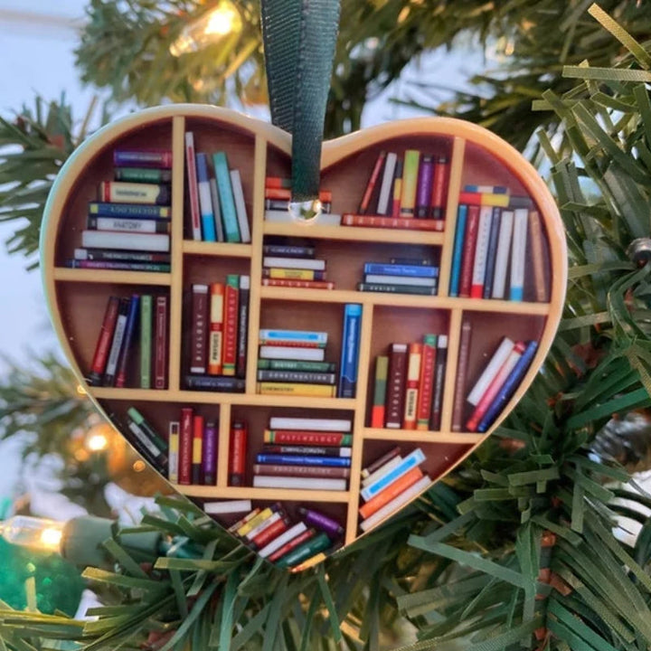 Lisslune | Sweet Heart Shaped Book Shelf Decoration