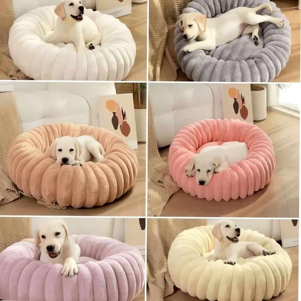 Lisslune | Purrfectly Plush Round Pet Bed