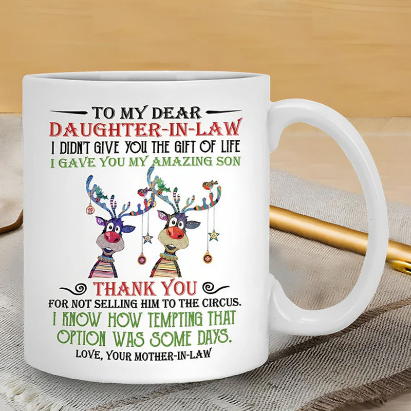 Lisslune | I have given you my amazing son - Best gift for daughter-in-law mugs