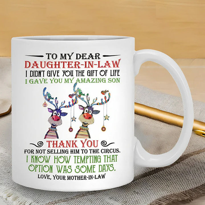 Lisslune | I have given you my amazing son - Best gift for daughter-in-law mugs