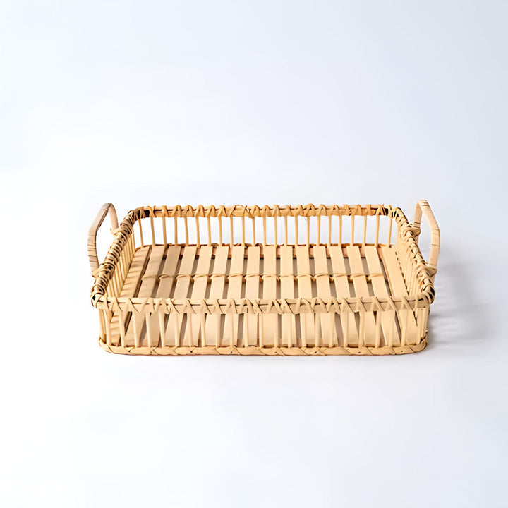 Lisslune | Rustic Weave Rattan Tray