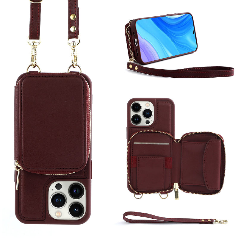 Lisslune | Phone case with wallet & sling, crossbody handbag