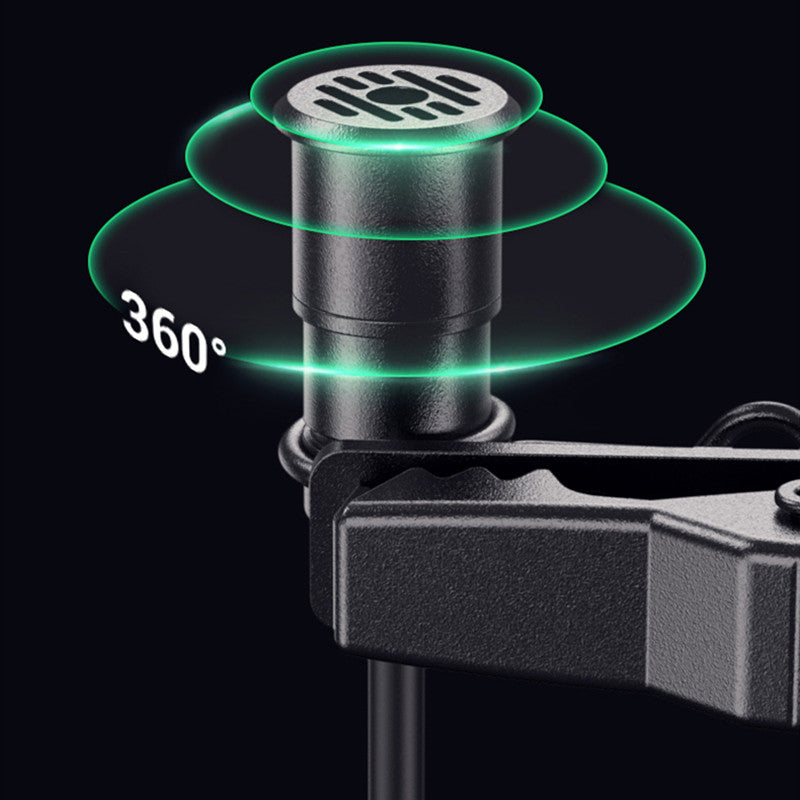 Lisslune | Omnidirectional Lavalier/Lapel Microphone, with Noice Cancellation Tech For Recording & Live