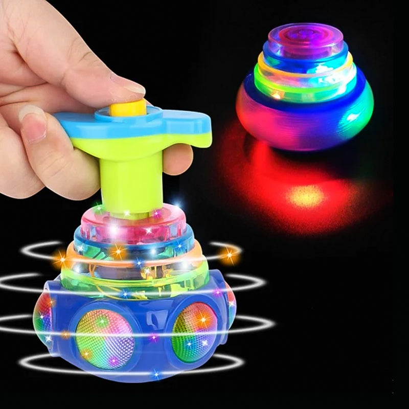 Lisslune | Music Blitz Spinner Toy with Launcher